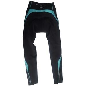Baleaf Women's Black Turquoise Cycling Pant Leggings Size Small